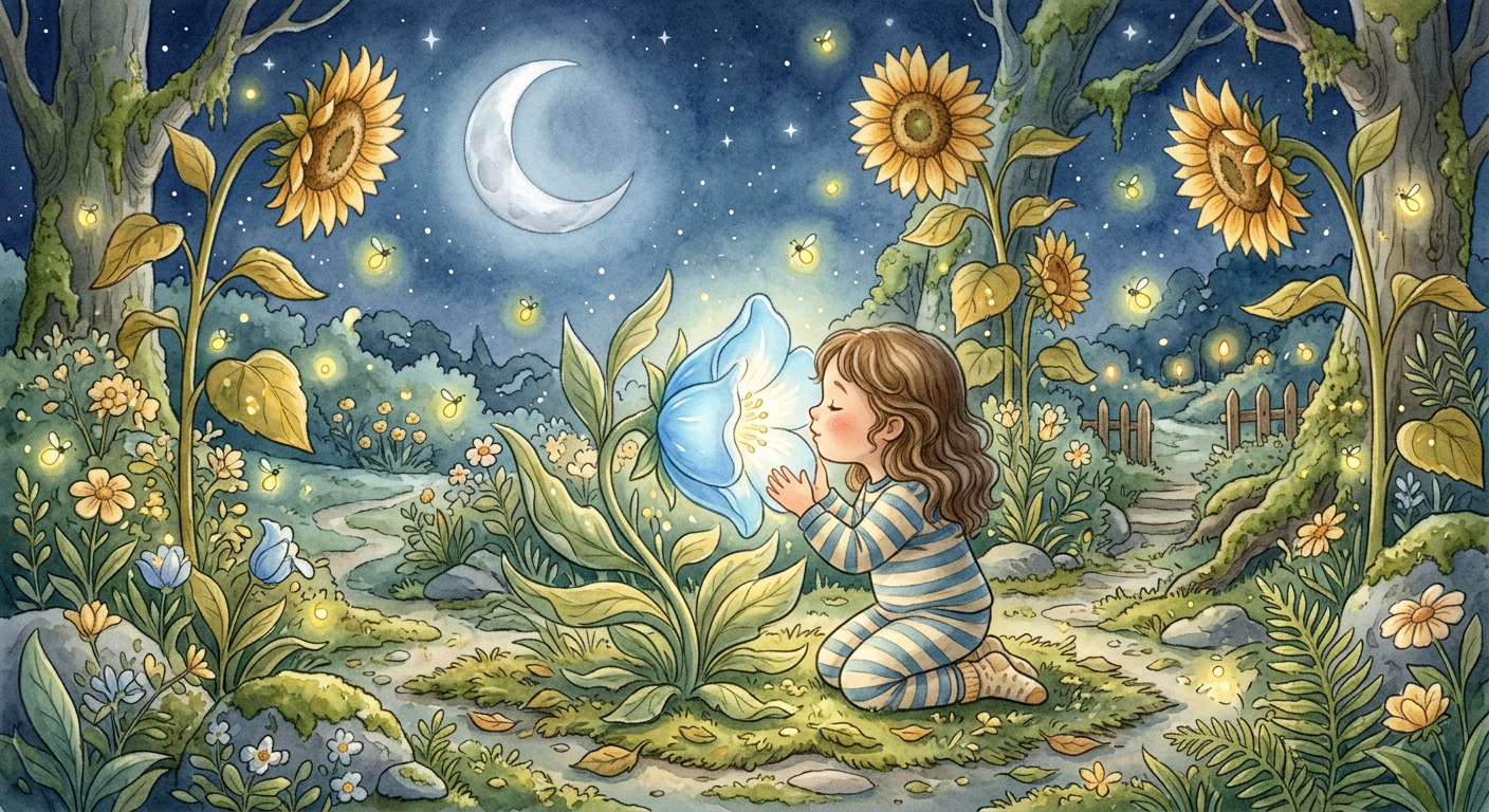 Cover illustration for The Garden That Listened